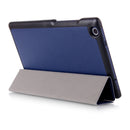 Lightweight PU Leather Case Skin Cover + Stylus Pen + OTG Cable COMPATIBLE FOR Lenovo Tab3 8 Royal Blue