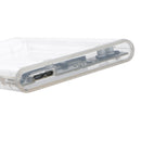 2.5''Transparent 5Gbps USB3.0 to SATA HDD Case Tool Free Hard Drive Enclosure