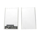 2.5''Transparent 5Gbps USB3.0 to SATA HDD Case Tool Free Hard Drive Enclosure