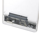2.5''Transparent 5Gbps USB3.0 to SATA HDD Case Tool Free Hard Drive Enclosure