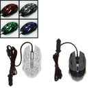 USB Wired Gaming Mouse Macro Programming w/ LED Breathing Light for PC Black