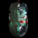 Gaming Mouse 10Buttons USB LED Optical Wired Professional Gaming Mice Brown