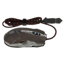 Gaming Mouse 10Buttons USB LED Optical Wired Professional Gaming Mice Brown