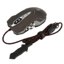 Gaming Mouse 10Buttons USB LED Optical Wired Professional Gaming Mice Brown