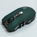 2.4G Wireless Mouse Optical Mice Ergonomic Adjustable 9Buttons for PC Blue