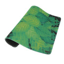 Non Slip Gaming Mouse Pad Compatible FOR PC Laptop Computer Keyboard Green Leaves
