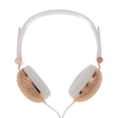 Crystal Rhinestone Shiny Bling Stereo Headphone Headset Anti-noise Function Gold