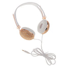 Crystal Rhinestone Shiny Bling Stereo Headphone Headset Anti-noise Function Gold