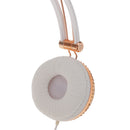 Crystal Rhinestone Shiny Bling Stereo Headphone Headset Anti-noise Function Gold