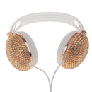 Crystal Rhinestone Shiny Bling Stereo Headphone Headset Anti-noise Function Gold