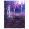 1.5x1m Bar Wall Floor Studio Prop Photography Background Photo Backdrop Romantic Purple Leaves