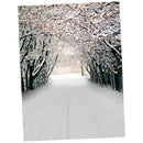 1.5x1m Bar Wall Floor Studio Prop Photography Background Photo Backdrop Snow Road