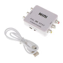 PAL/NTSC/SECAM to PAL/NTSC MINI Bi-directional TV System Switcher Converter