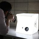 Portable Photography LED Light Box Studio SoftBox + Backdrop for DSLR Camera