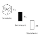 Portable Photography LED Light Box Studio SoftBox + Backdrop for DSLR Camera