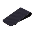 Slim Carbon Fiber Money Clip Matte Black Credit Card Holder Wallet Organizer