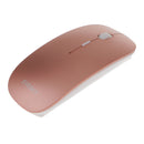 Slim Waterproof 2.4G Wireless Keyboard and Mouse Combo for Laptop Rose Gold
