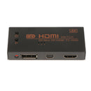 HDMI & DP & Mini DP Displayport in to HDMI out Switch Switcher for HDTV PC