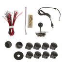 DIY Arcade Game Machine USB Encoder PC Joystick Push Buttons Kits Black