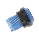 32mm 12V LED Arcade Video Game Button Switch with Microswitch Push Buttons Blue