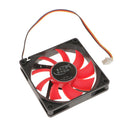 PC CPU Cooling Fan 12V 3 Pin Computer Case Cooler Quiet Molex Connector Red