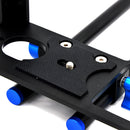 Aluminum CNC Protective DSLR Camera Cage15mm Stabilizer Top Handheld Set