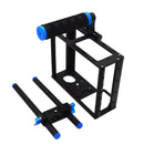Aluminum CNC Protective DSLR Camera Cage15mm Stabilizer Top Handheld Set