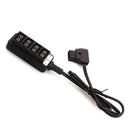 Male D-Tap Power Tap to 4 Female D-Tap Hub Adapter for Photography Power