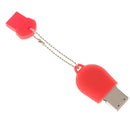 USB 2.0 Cat Paw Model Flash Memory Stick Storage Thumb Pen Drive U Disk Red 64GB