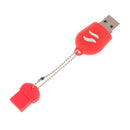 USB 2.0 Cat Paw Model Flash Memory Stick Storage Thumb Pen Drive U Disk Red 64GB
