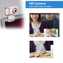 16M Pixel Web Camera Clip-on 360 Degree USB Webcam HD 3LED w/ Mic for Laptop