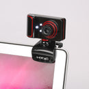 16M Pixel Web Camera Clip-on 360 Degree USB Webcam HD 3LED w/ Mic for Laptop