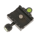 Camera QR Quick Release Plate 3/8'' 1/4'' Clamp Mount for Ball Head Tripod