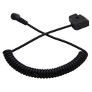Coiled D-Tap Male to DC Plug Cable for DSLR Rig Power V-Mount Anton Battery