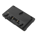 Gold Mount to V-Mount Battery Adapter Plate Converter with D-Tap Port Camera Accessary DIY