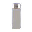 Memory Thumb Stick Flash Drive 2in1 USB MIcro Fingerprint Slide Unlock Storage Device White