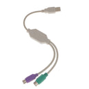 USB Male to PS2 Female Cable Cord Adapter Converter Use for Keyboard Mouse