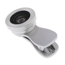 2 in 1 Camera Lens Kit Macro Lens Wide Angle Lens Clip on Universal Cell Phone Sliver