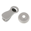 2 in 1 Camera Lens Kit Macro Lens Wide Angle Lens Clip on Universal Cell Phone Sliver