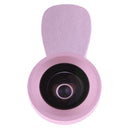 2 in 1 Camera Lens Kit Macro Lens Wide Angle Lens Clip on Universal Cell Phone Rose Gold