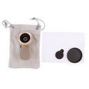 2 in 1 Camera Lens Kit Macro Lens Wide Angle Lens Clip on Universal Cell Phone Gold