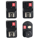 Wireless Remote Flash Trigger Camera Shutter Release + 3 Receiver for Canon 580EX II 580EX