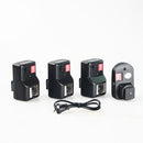 Wireless Remote Flash Trigger Camera Shutter Release + 3 Receiver for Canon 580EX II 580EX