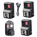 Wireless Remote Flash Trigger Camera Shutter Release + 3 Receiver for Canon 580EX II 580EX