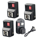 Wireless Remote Flash Trigger Camera Shutter Release + 3 Receiver for Canon 580EX II 580EX
