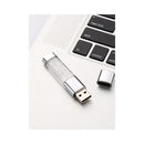 Crystal Jewelry USB 2.0 Flash Pen Drive Memory Stick Storage U Disk for Girls Sliver 32GB