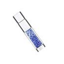 Crystal Jewelry USB 2.0 Flash Pen Drive Memory Stick Storage U Disk for Girls Blue 8GB