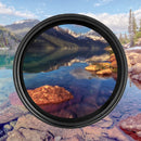 ZOMEi 52mm Ultra Slim ND2-ND400 Fader Variable Neutral Density Adjustable Lens Filter Ultra Slim ND Filter Optical Glass
