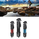 Professional Heavy Duty Camcorder Tripod Monopod with Carry Bag for SLR and DSLR Cameras Blue