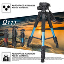 Professional Heavy Duty Camcorder Tripod Monopod with Carry Bag for SLR and DSLR Cameras Blue